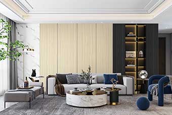 昌江轻奢风格-客厅