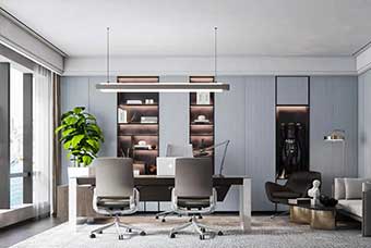 昌江轻奢风格-书房