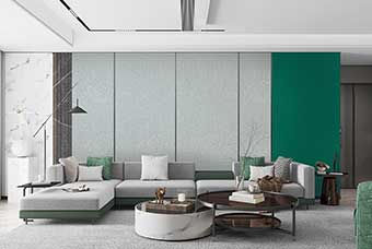 昌江轻奢风格-客厅