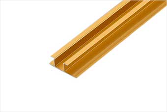 昌江航空纤维墙咔铝合金带灯中条(钛金氧化)