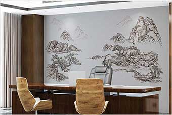 昌江森佰汇航空纤维墙咔(山水之间)