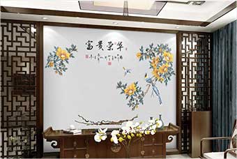 昌江森佰汇航空纤维墙咔（富贵荣华）